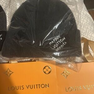 Louis Vuitton Black Knit Hat